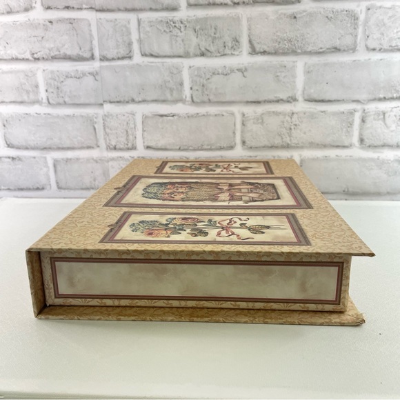 Keepsakes/Memory/Jewelry Box Country French Cottage Floral Rectangular 12.5 x 9 - Picture 11 of 16